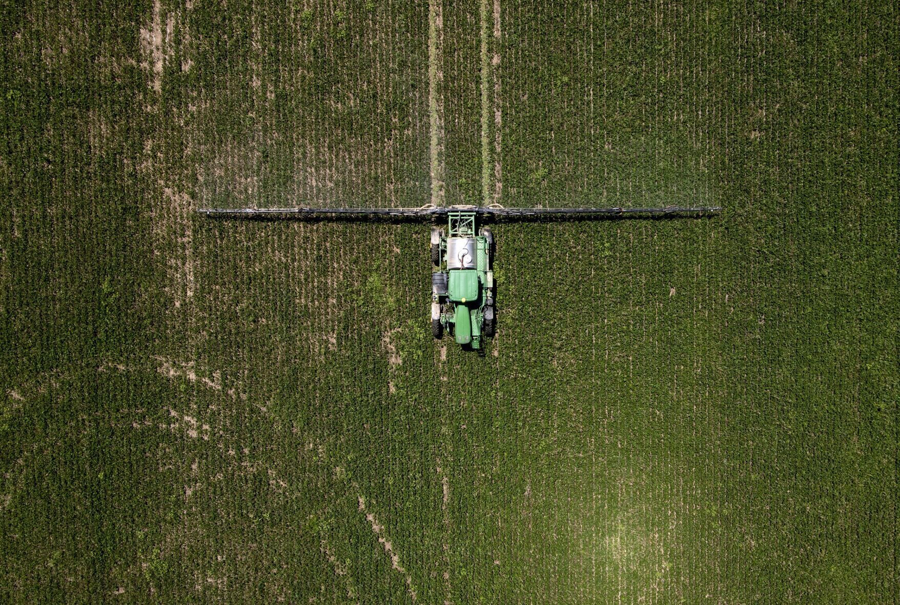 GPS guides farm tractors through fields